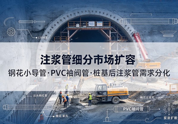 乌尔禾注浆管细分市场扩容，隧道钢花小导管、PVC 袖阀管、桩基后注浆管需求分化
